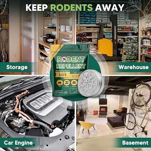 UDyoude Rodent Repellent for Car Engines, Mouse Repellents for Car, Pest Repellant, Cars Rodent Repellent Under Hood, Keeping Rodents Out of House, Peppermint to Repel Mice and Rat Repellent-2P - Image 6