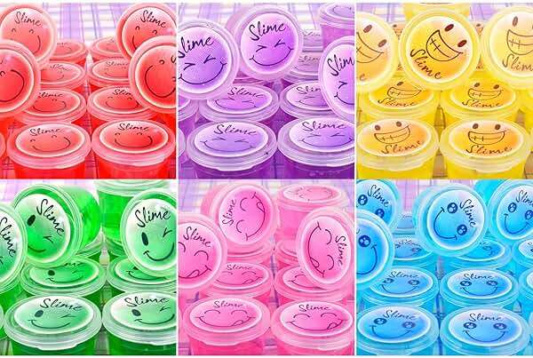 120 Pack for Kids Clear Crystal Bulk Slime Kit, Slimes Toys for Girls and Boys, Stress Relief, Non-Sticky, Classroom Reward, Easter Party Favors Supplies - Image 7