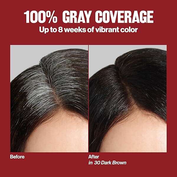 Revlon ColorSilk with Bond Repair Complex, Brown Permanent Hair Color, 100% Gray Coverage, Ammonia Free Hair Dye, Vegan Keratin, 33 Dark Soft Brown (Pack of 3) - Image 7