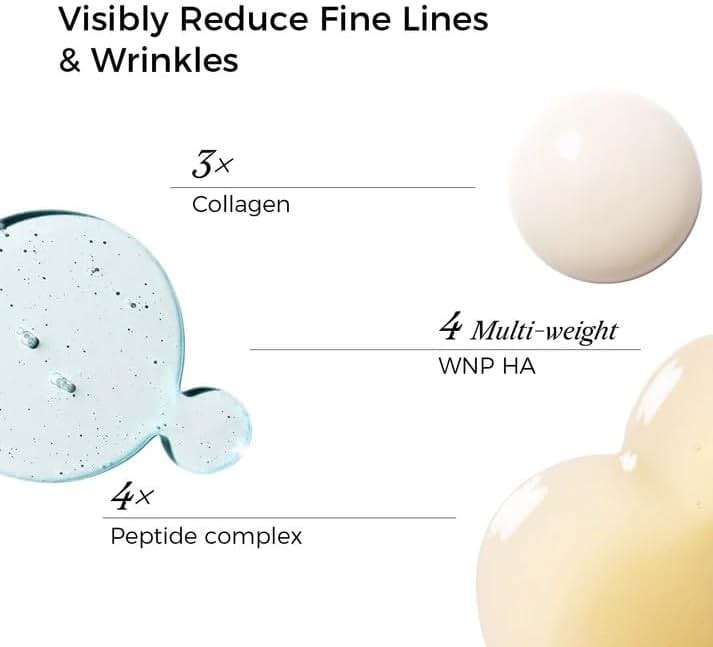 WNP collagen &4D hyaluronic acid Serum Anti Aging,Oil-Suspension Serum|Barrier repair Firming Emergency Repair|WaterOilBalance| Single-Use Vials Skincare for Sensitiveskin 30pcs - Image 4