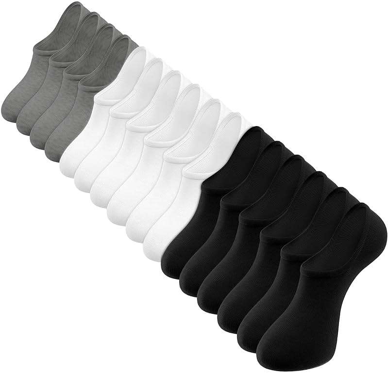 easetoe No Show Socks Women, Non Slip Low Cut Ankle Socks for Sneakers, Non-Binding Casual Athletic Invisible Liners - Image 1