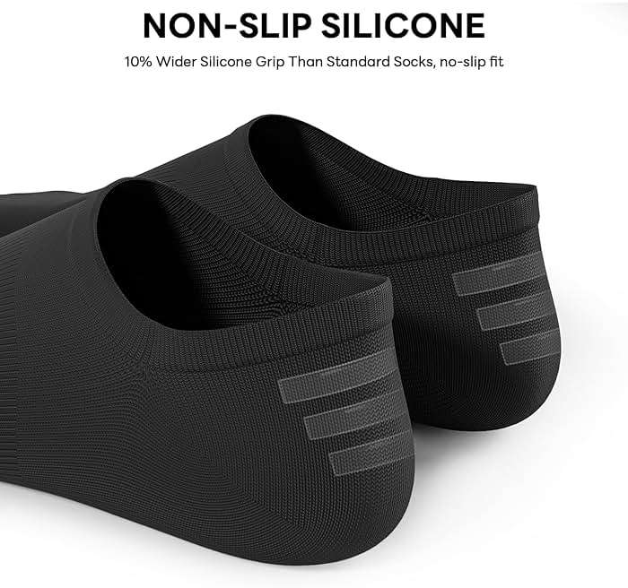 easetoe No Show Socks Women, Non Slip Low Cut Ankle Socks for Sneakers, Non-Binding Casual Athletic Invisible Liners - Image 5