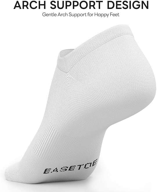 easetoe No Show Socks Women, Non Slip Low Cut Ankle Socks for Sneakers, Non-Binding Casual Athletic Invisible Liners - Image 6