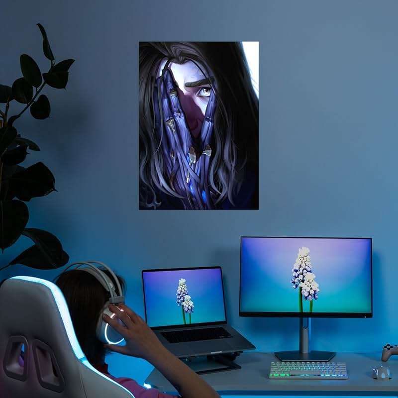 Displate Official Arcane Metal Poster Magnetic Mounting Included Licensed Artwork Modern Wall Decor Change is Inevitable Poster 12.6x17.7 in - Image 7