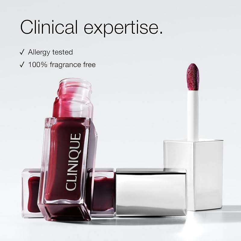 Clinique Pop Lip + Cheek Oil in 3 Iconic Shades in Black Honey, Pink and Nude Honey | Conditions Lips + Gives Cheeks a Natural, Dewy Flush - Image 5