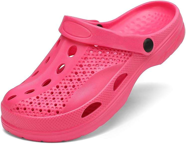 SOSOWHLTE Men's Women's Arch Support Clogs,Unisex Garden Shoes Comfortable Slip-on Outdoor Sandals Slippers for Beach Casual - Image 1