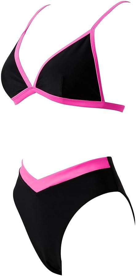 SUUKSESS Women Triangle High Cut Bikini Sets Sexy High Waisted 2 Piece Swimsuit - Image 5