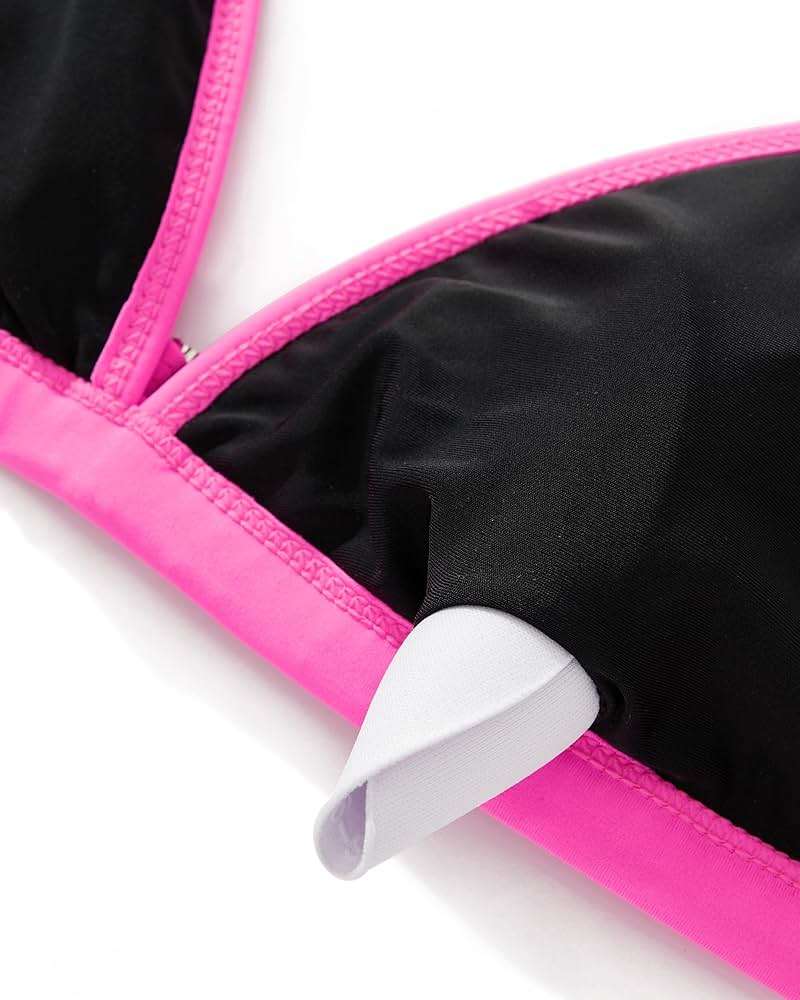 SUUKSESS Women Triangle High Cut Bikini Sets Sexy High Waisted 2 Piece Swimsuit - Image 6