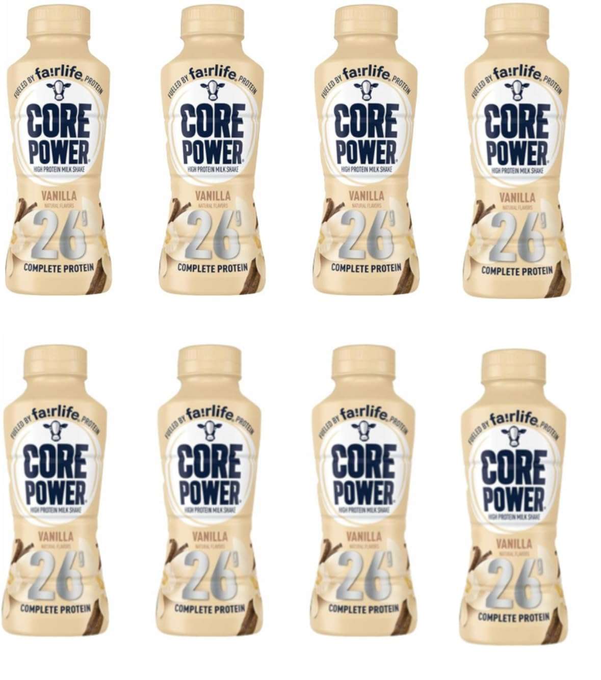 Fa!rlife Core' Power' 26 Gram Protein Shakes, Vanilla 8 Pack 26 gram, 14 fl bottles - Image 1