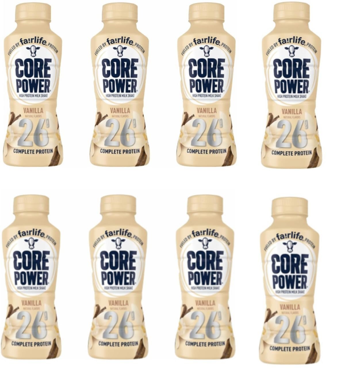 Fa!rlife Core' Power' 26 Gram Protein Shakes, Vanilla 8 Pack 26 gram, 14 fl bottles - Product Image