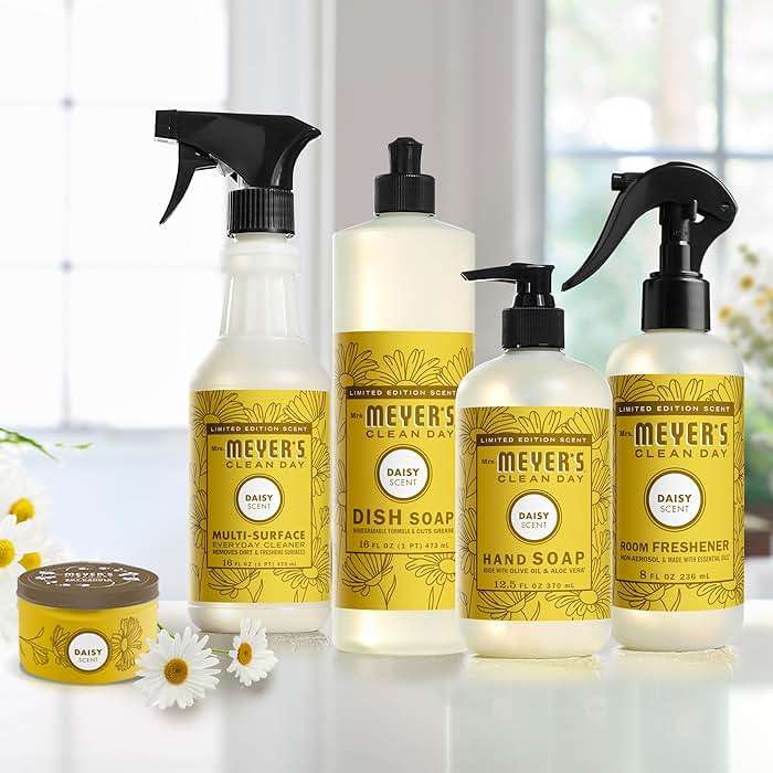 MRS. MEYER'S CLEAN DAY Multi-Surface Everyday Cleaner, Daisy Scent, 16 Fl Oz Bottle - 3 Pack - Image 11