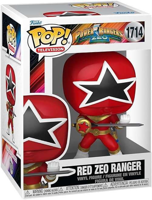 Funko Pop! TV: Power Rangers Zeo - Red Zeo Ranger - Collectable Vinyl Figure - Gift Idea - Official Merchandise - Toys for Kids & Adults - TV Fans - Model Figure for Collectors and Display - Image 1