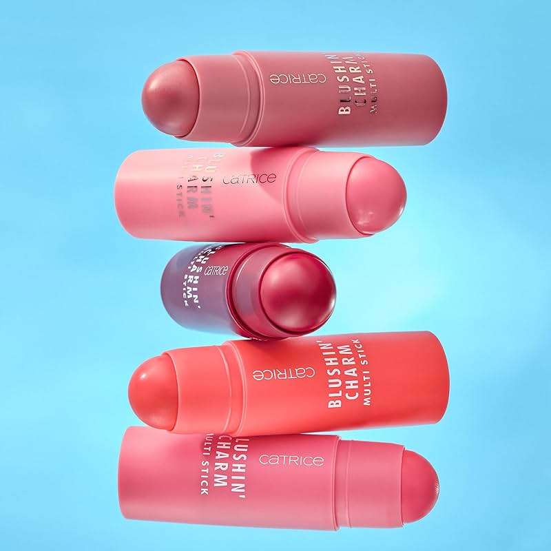 Catrice | Blushin' Charm Multi Stick | Creamy, Multi-Use Blush & Lip Tint | Buildable Dewy Finish | Vegan & Cruelty Free (040 | Sparkle Lover) - Image 5