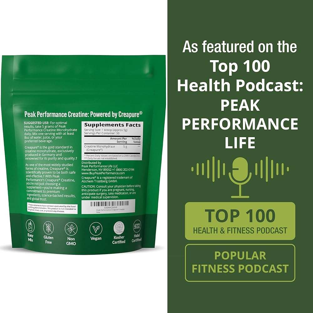 Creapure Creatine Monohydrate Powder. Ultra High Purity German Made Creatine with Nothing Else Added at All. Pure and Unflavored for Men & Women. Zero Bloating, No Sugar, Vegan Friendly Supplement - Image 6