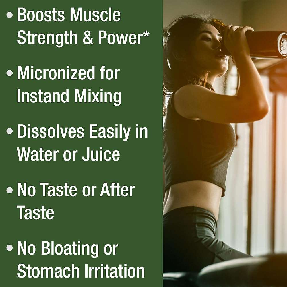 Creapure Creatine Monohydrate Powder. Ultra High Purity German Made Creatine with Nothing Else Added at All. Pure and Unflavored for Men & Women. Zero Bloating, No Sugar, Vegan Friendly Supplement - Image 8