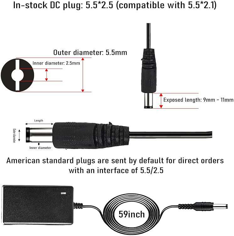 Z-TALA 24V~25.2V Massage Gun Charger 25.2V 1A 24V Massage Gun Charger 53000 001-00 42000 038-00 Suitable for Ultra-High Voltage Chargers Equipped with Hyperice - Image 4