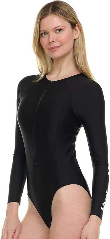 Hurley Long Sleeve Womens One Piece Swimsuits, Swimsuit for Women, Bathing Suit for Women, Swim Suit UPF 50+ SPF UV Protected - Image 3