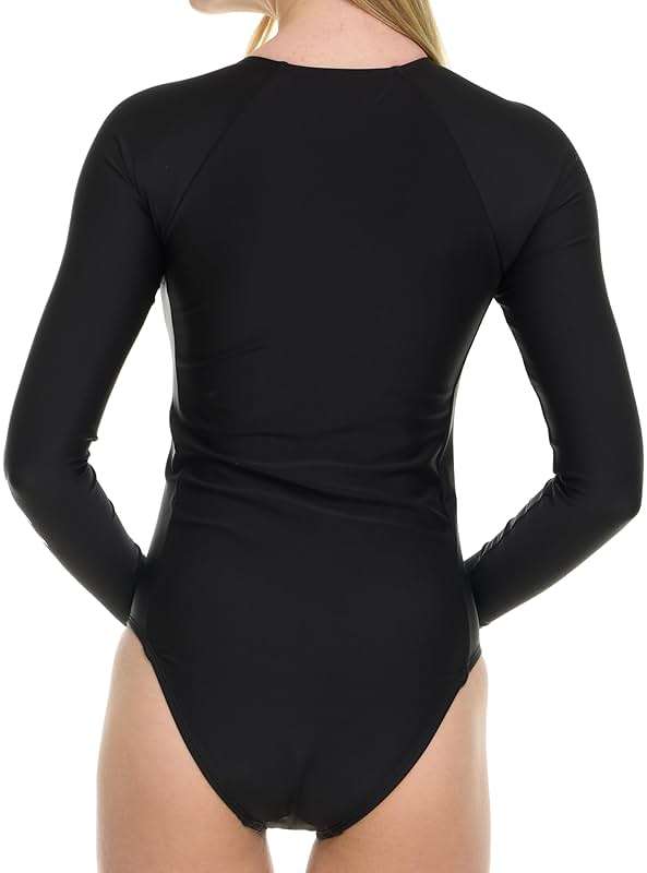 Hurley Long Sleeve Womens One Piece Swimsuits, Swimsuit for Women, Bathing Suit for Women, Swim Suit UPF 50+ SPF UV Protected - Image 4