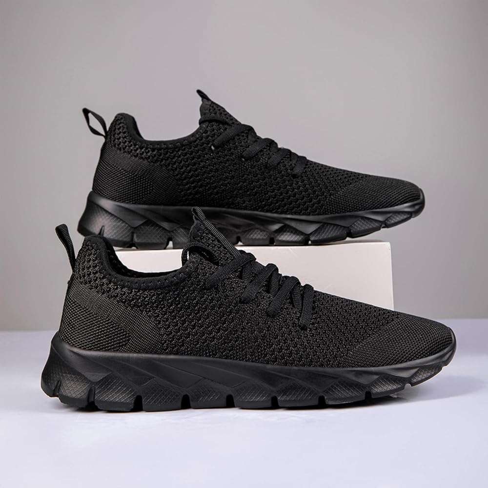 ZGPWZWL Mens Running Shoes Fashion Sneakers Tennis Walking Casual Athletic Lightweight Breathable Workout Gym Comfortable Shoes - Image 3