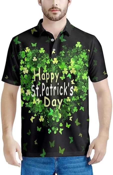 HUGS IDEA Novelty Summer Colorful Men's Short Sleevee Blouse Shirt Tees Tops T-Shirts - Image 1