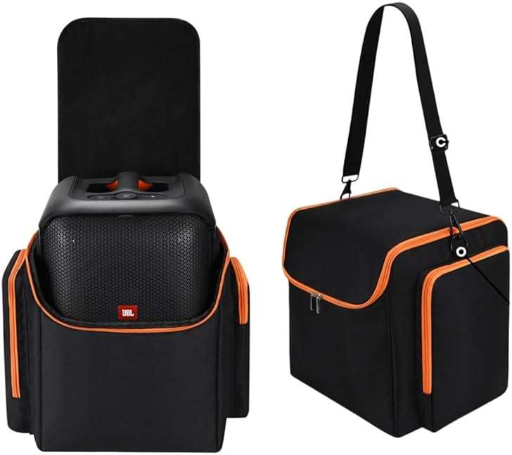 MegaDive Speaker case for JBL PartyBox Encore Essential Bluetooth Speaker,Can Storage Microphone,Party Street performance Outdoors Carrying Speaker Bag for jbl party box encore case - Image 1