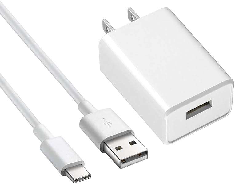 Wall Charger for Apple TV Remote (3rd) & Apple TV 4K Remote (3rd), 3.3 Ft USB-A to USB-C Cable for Apple TV Siri Remote (3rd Generation) Charging Cord, Apple TV 4K Remote (3rd Gen) Charger (White) - Image 1