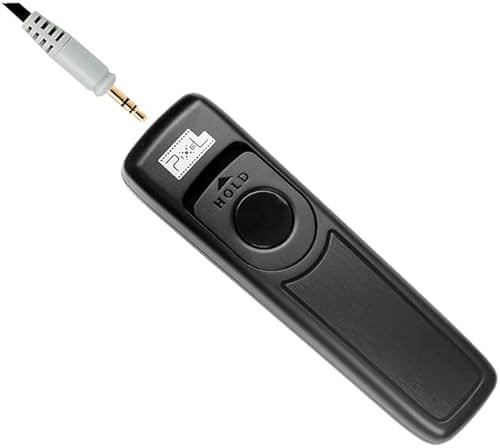 Pixel Remote Switch Shutter Release Cord for Canon EOS Rebel T6 T7 T5 EOS R R5 R3 Mark II R6 R7 R8 R10 R100 RP T8i T7i T6s T6i T5i T4i SL3 SL2 90D 80D 70D 77D M5 M6 5D 6D 7D Mark II SX70 SX60 & More - Product Image
