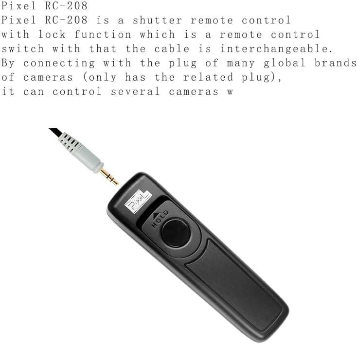 Pixel Remote Switch Shutter Release Cord for Canon EOS Rebel T6 T7 T5 EOS R R5 R3 Mark II R6 R7 R8 R10 R100 RP T8i T7i T6s T6i T5i T4i SL3 SL2 90D 80D 70D 77D M5 M6 5D 6D 7D Mark II SX70 SX60 & More - Image 6
