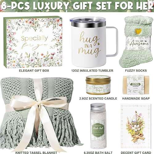 Self Care Gifts for Women Get Well Soon Gifts, Birthday Gifts for Women Care Package, Sympathy Gift Baskets Spa Gifts Set, Christmas Thinking of You Inspirational Gifts for Mom Her Friend Sister Wife - Image 3