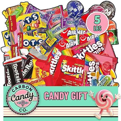 Bulk Candy Variety Pack - 5 lb Candy Individually Wrapped - Assorted Mix - Lollipops, Hard, Fruity - Dulces - Christmas - Big Bag for Party Favors - Image 1