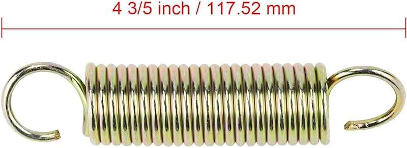 Meckparts Idler Arm Extension Spring 1-603402 1603402 Compatible with Toro Exmark Lawn Mower Lazer Z AC AS LC Titan Z ZX MX Series Quest Turf Tracer E P S X Series Replaces E603402 103-3324 285-632 - Image 2