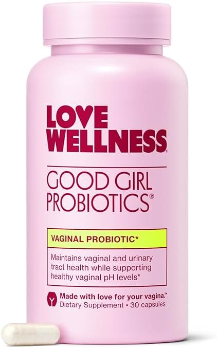 Love Wellness Good Girl Probiotics | Women’s Vaginal Health & pH Balance Supplement | 9-Strain Probiotic for Urinary Tract, Yeast, Odor & Immune Support | Gluten-Free (30-Day Supply) - Product Image
