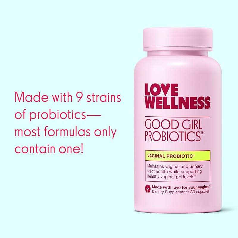 Love Wellness Good Girl Probiotics | Women’s Vaginal Health & pH Balance Supplement | 9-Strain Probiotic for Urinary Tract, Yeast, Odor & Immune Support | Gluten-Free (30-Day Supply) - Image 4