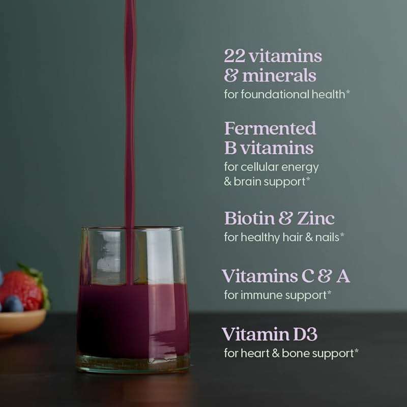 New Chapter Liquid Multivitamin + Mineral Supplement for Whole-Body Benefits, 100% Delicious Multivitamin for Adults, Teens & Kids 2+, Ready to Absorb Faster, Mixed Berry Flavored, 30 oz - Image 4