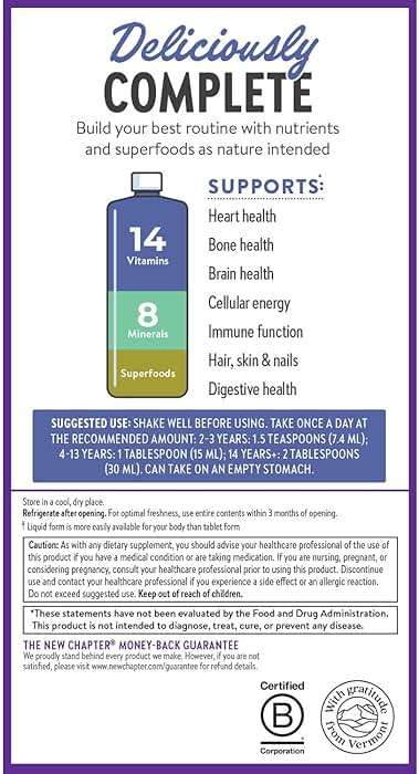 New Chapter Liquid Multivitamin + Mineral Supplement for Whole-Body Benefits, 100% Delicious Multivitamin for Adults, Teens & Kids 2+, Ready to Absorb Faster, Mixed Berry Flavored, 30 oz - Image 8