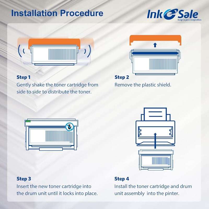 INK E-SALE TN760 Toner Compatible Replacement for Brother TN760 TN-760 TN730 Toner Cartridge for Brother Printer mfc-l2710dw mfc-l2717dw mfc-l2750dw hl-l2350dw hl-l2370dw hl-l2390dw hl-l2395dw 4-Pack - Image 5