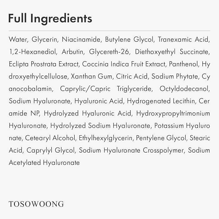 TOSOWOONG Niacinamide 10% + Tranexamic Acid 4% Serum, Arbutin 2%, Hyaluronic Acid, TXA Facial Serum, Glass Skin, Clarifying, Radiant Complexion with Natural Color, Korean Skin care, 33ml, 1.11 fl.oz. - Image 6