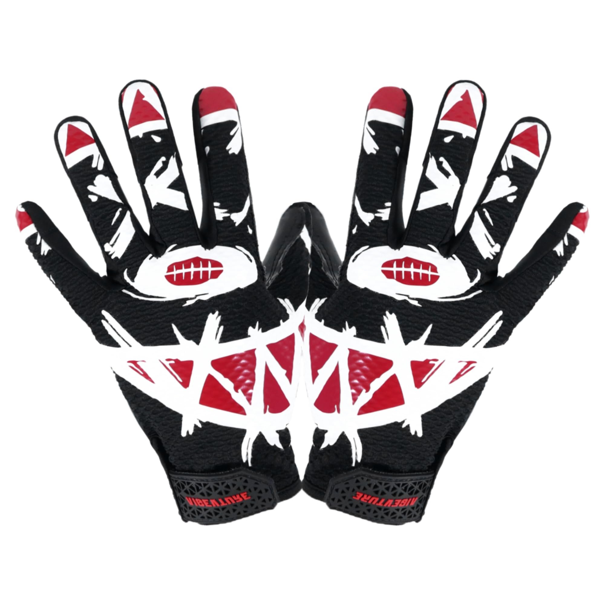 AIGEVTURE Youth Football Gloves Kids Receiver Gloves Sticky Football Gloves for Boys Girls - Product Image