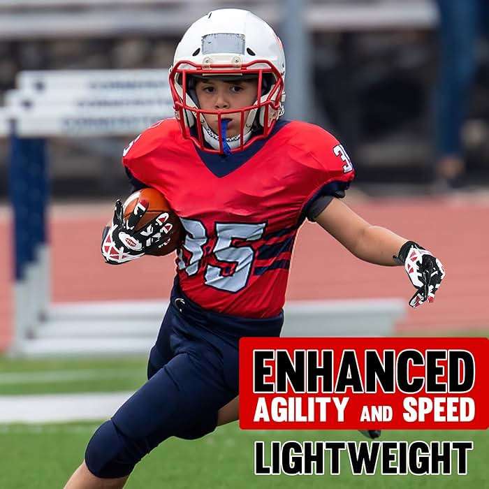 AIGEVTURE Youth Football Gloves Kids Receiver Gloves Sticky Football Gloves for Boys Girls - Image 5