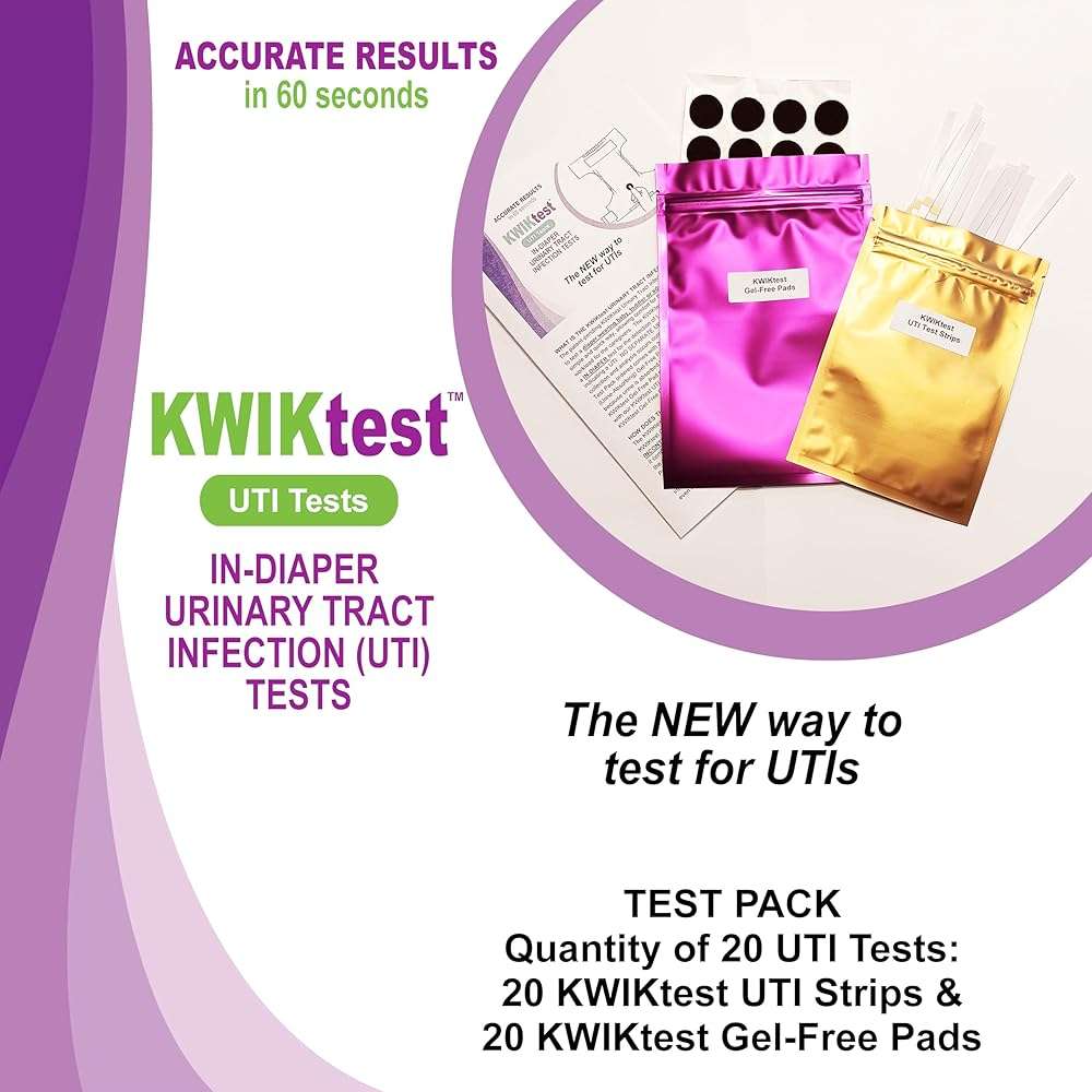 UTI Diaper Tests (20) for Baby - Toddler - Adult - Urinary Tract Infection - Image 4
