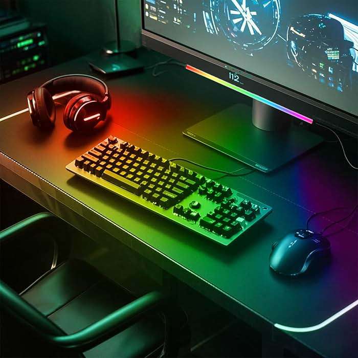 Generic RGB LED Monitor Light Bar, USB Powered, RGB Mode Change Controller, Gaming Atmosphere Light, Under The Table, Computer Accessories, Room, Hand Display - Image 7