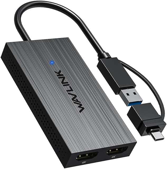 WAVLINK USB 3.0 & USB C to Dual HDMI Adapter 4K@60Hz for Dual Monitor, DisplayLink USB C HDMI Adapter for Apple Mac M1-M5/Macbook Neo, Windows 10/11, ChromeOS (No Linux/iPad/iOS/HDCP), Driver Required - Image 9