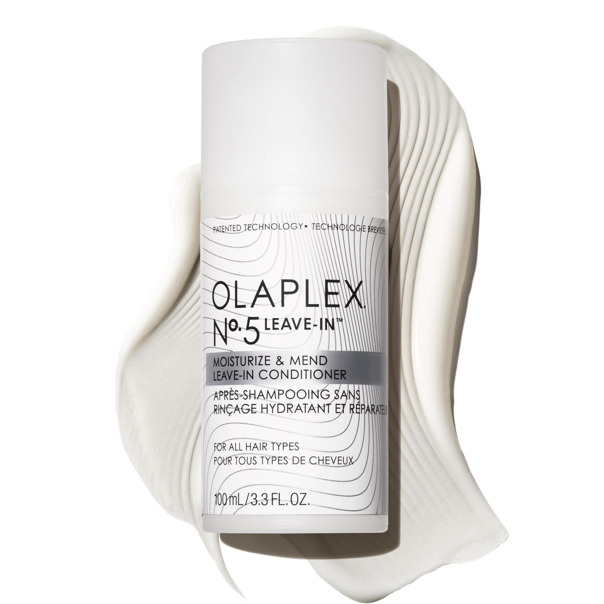 Olaplex Nº.5 Leave-In Conditioner: Moisturizes & Mends Split Ends | Reduces Breakage & Repairs, Protects Damaged Hair | For Coily, Curly, Straight, and Wavy, Stocking Stuffers, 100 mL / 3.3 Fl. Oz. - Product Image