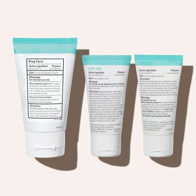 Proactiv+ 3 Step Advanced Skincare Acne Treatment – Salicylic Acid Face Wash, Benzoyl Peroxide Pore Minimizing Treatment, and Salicylic Acid Hydrating Moisturizer - 30 Day Complete Acne Skin Care Kit - Image 2
