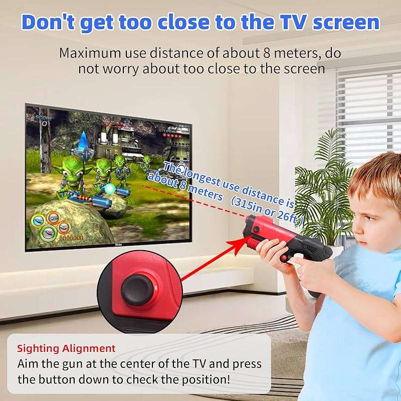 Damcoola Retro TV Game Console for Kids,Kids TV Games with Dance Mat,with 21 AR Gun Shooting Game, 200+ Dance mat Songs,100+ independently Developed Games, Plug and Play,Giftware for Boys & Girls - Image 2