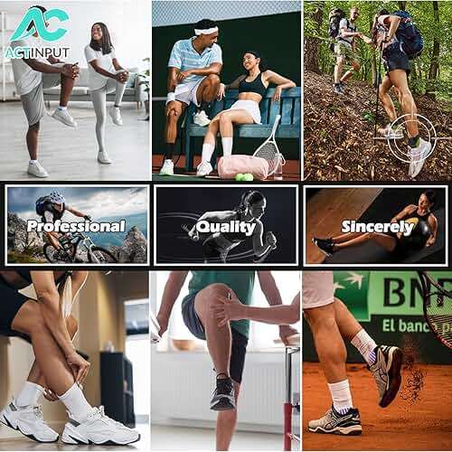 ACTINPUT Compression Socks Plantar Fasciitis for Women Men - 8-15 mmHg Best for Athletic,Support,Flight Travel,Nurses,Hiking - Image 6