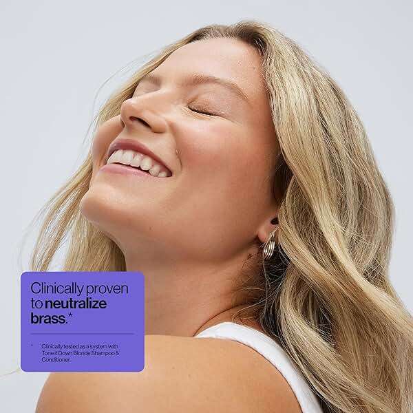 Eva NYC Purple Shampoo for Toning Blonde Hair - Gentle Formula for Blonde, Gray + Lightened Hair - Adds Shine + Softens - Anti-Brass Formula for Salon Fresh Results - Ginger Rose Scent - 10 fl oz - Image 3