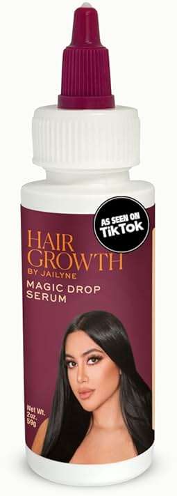 Hair Growth Magic Drop Serum by Jailyne Ojeda – Fast-Absorbing, Scalp Revitalizing Formula – Promotes Thicker, Healthier Hair with Botanical Extracts & Keratin – Made in USA - Image 1