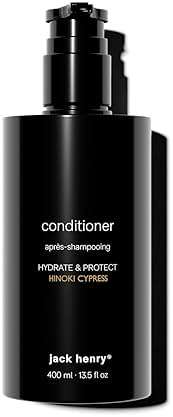 Jack Henry Conditioner, Ultra-Hydrating, Lightweight Formula with Aloe Vera and Radish Oil, All Hair Types, Boosts Volume, Smoothness & Scalp Health, Sulfate-Free, Silicone-Free, Vegan, 13.5 oz - Image 1