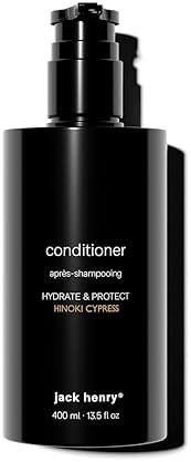 Jack Henry Conditioner, Ultra-Hydrating, Lightweight Formula with Aloe Vera and Radish Oil, All Hair Types, Boosts Volume, Smoothness & Scalp Health, Sulfate-Free, Silicone-Free, Vegan, 13.5 oz - Product Image